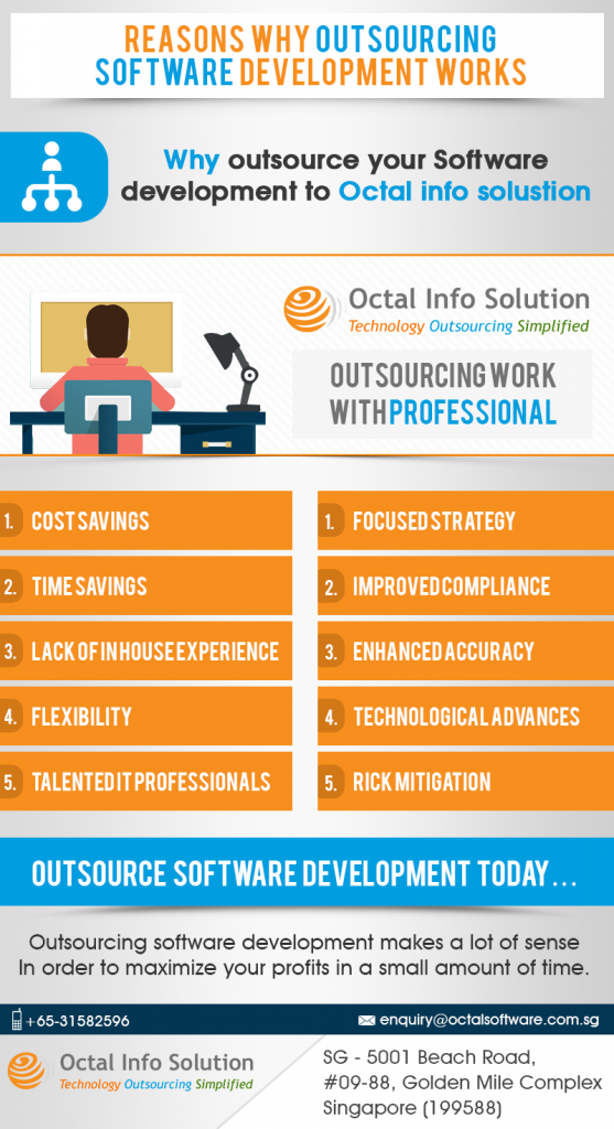 outsource software development infographic