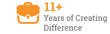 11+ Years of Creating Difference